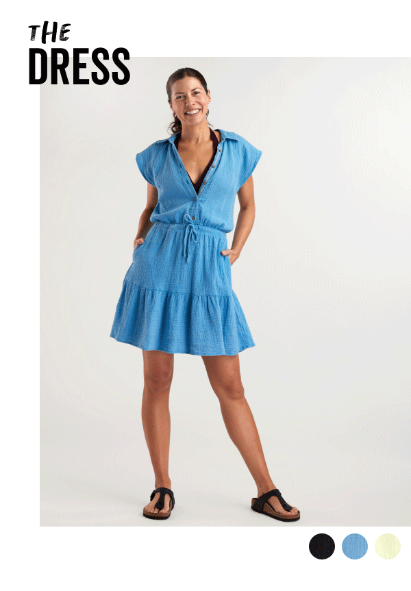 Shop the Alex Double Gauze Dress >