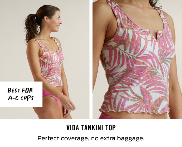 Shop the Vida Tankini Top >
