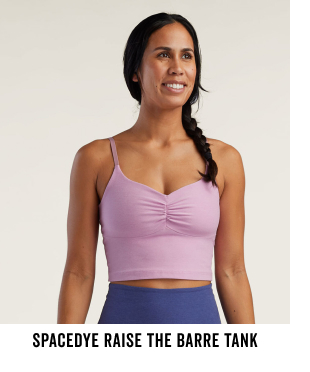 Shop the Spacedye Raise the Barre Tank >