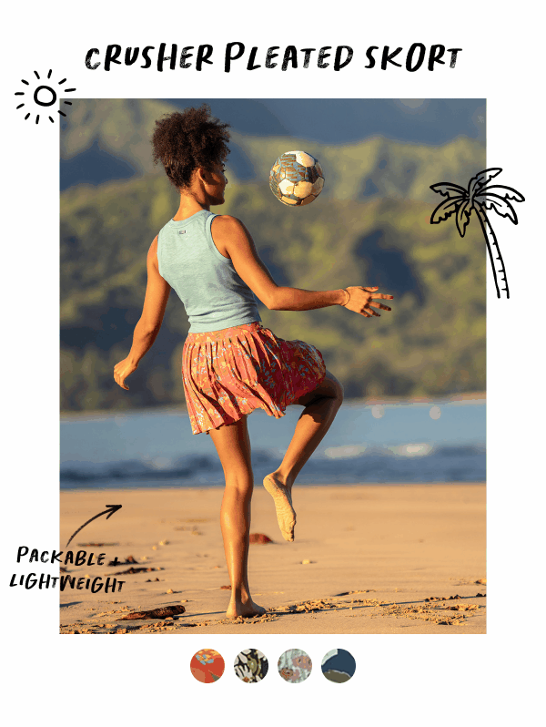 Shop the Crusher Pleated Skort >
